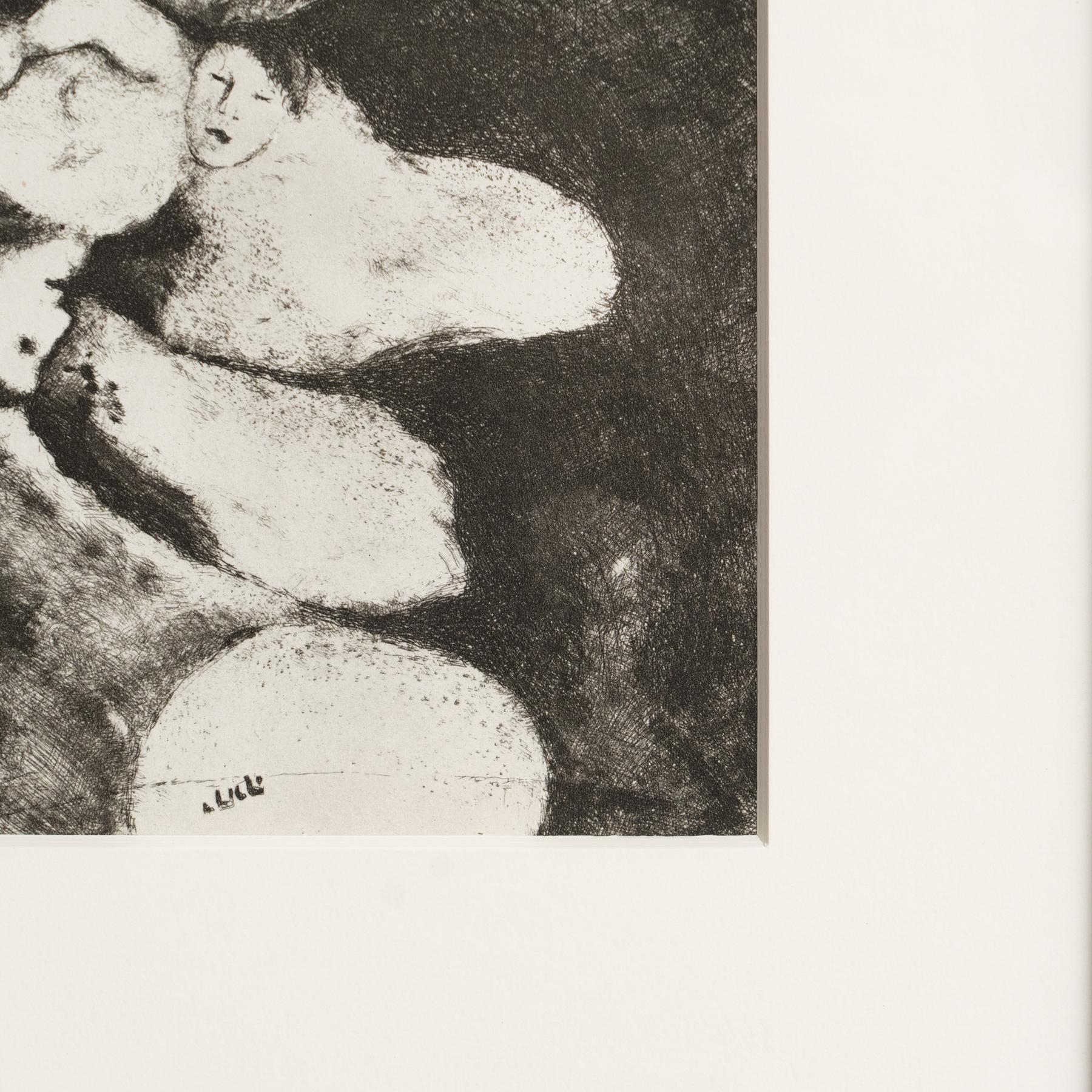 Heliograbado de Marc Chagall de su icónica serie bíblica, 1956 mediados del siglo XX en venta