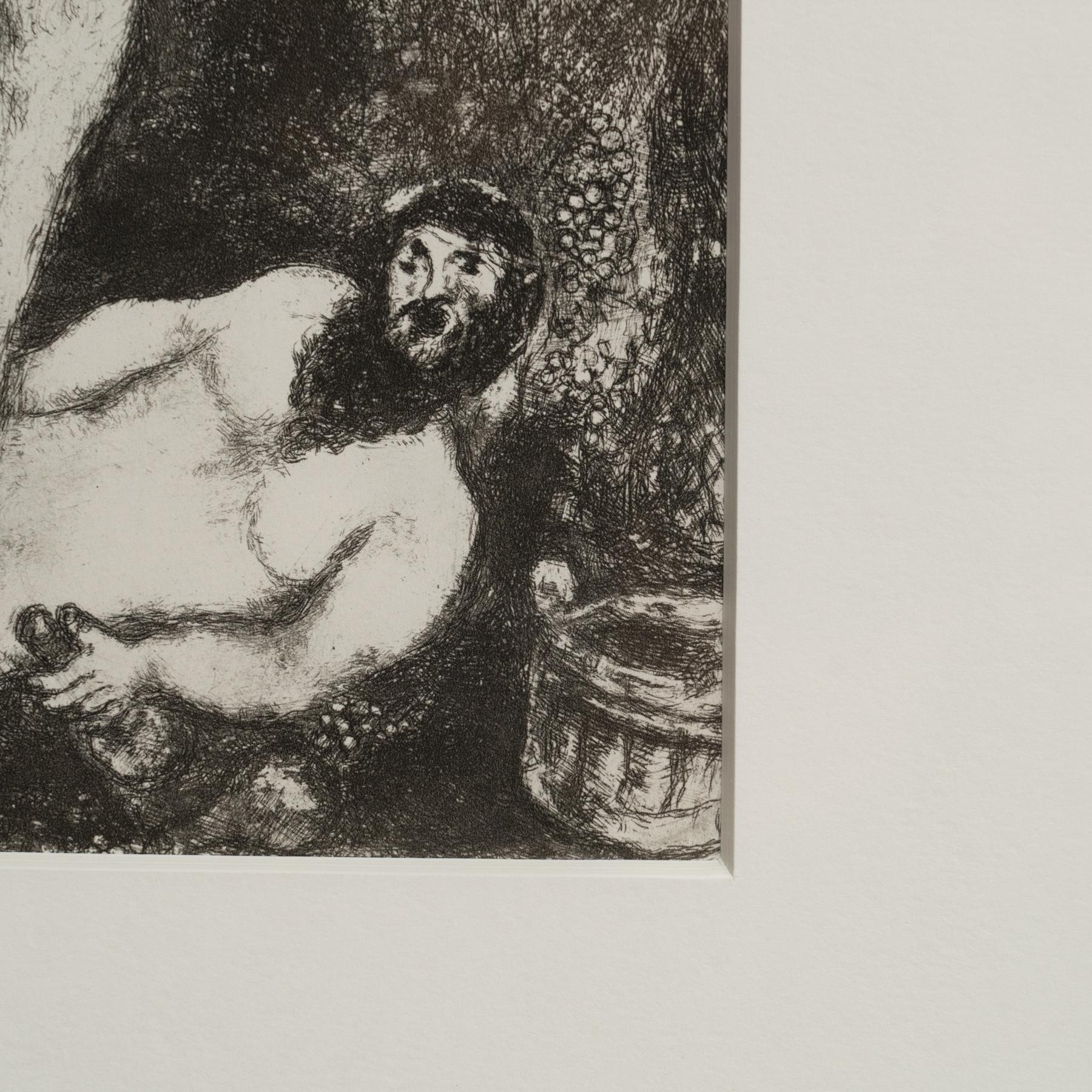 Heliograbado de Marc Chagall de su icónica serie bíblica, 1956 mediados del siglo XX en venta