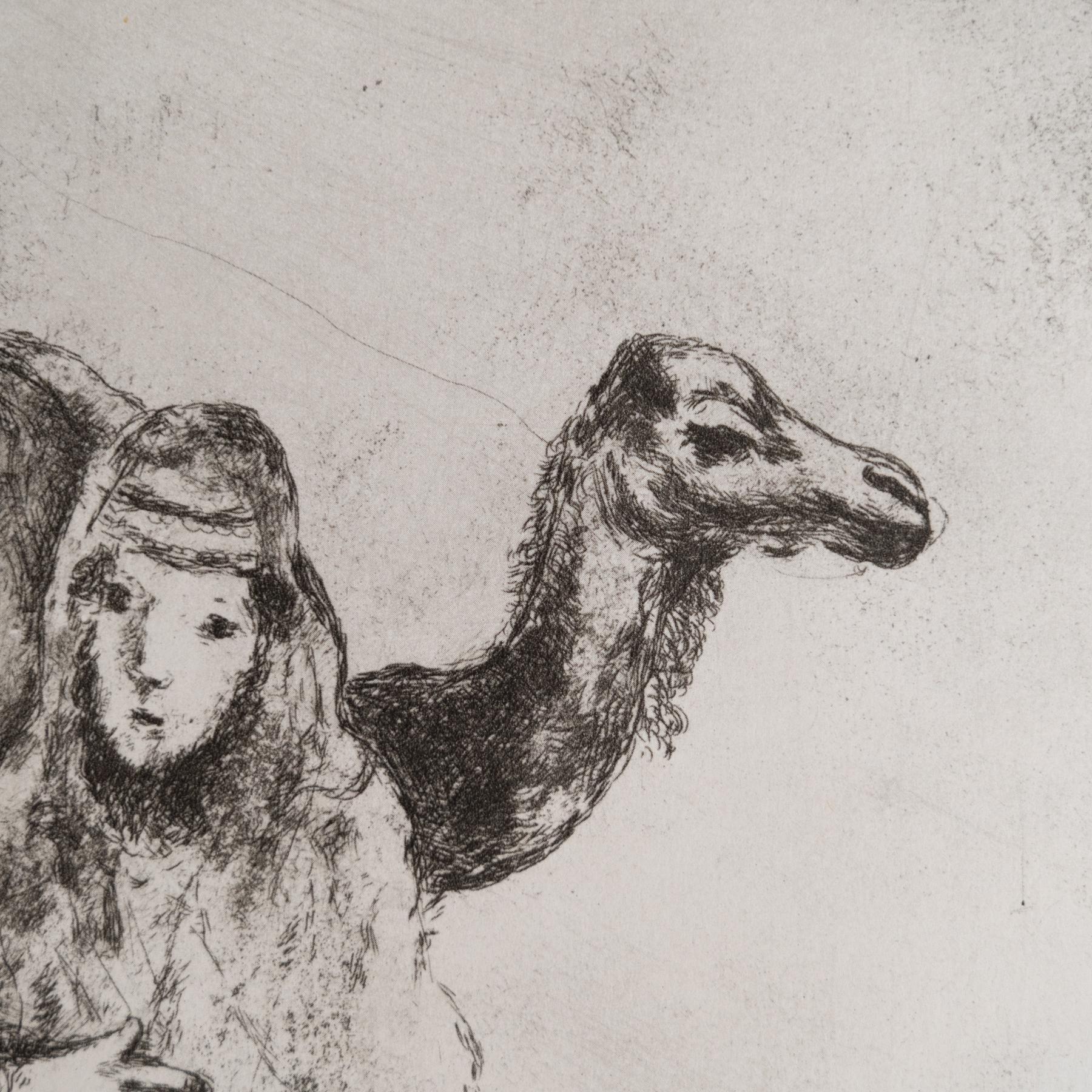 Heliograbado de Marc Chagall de su icónica serie bíblica, 1956 Papel en venta