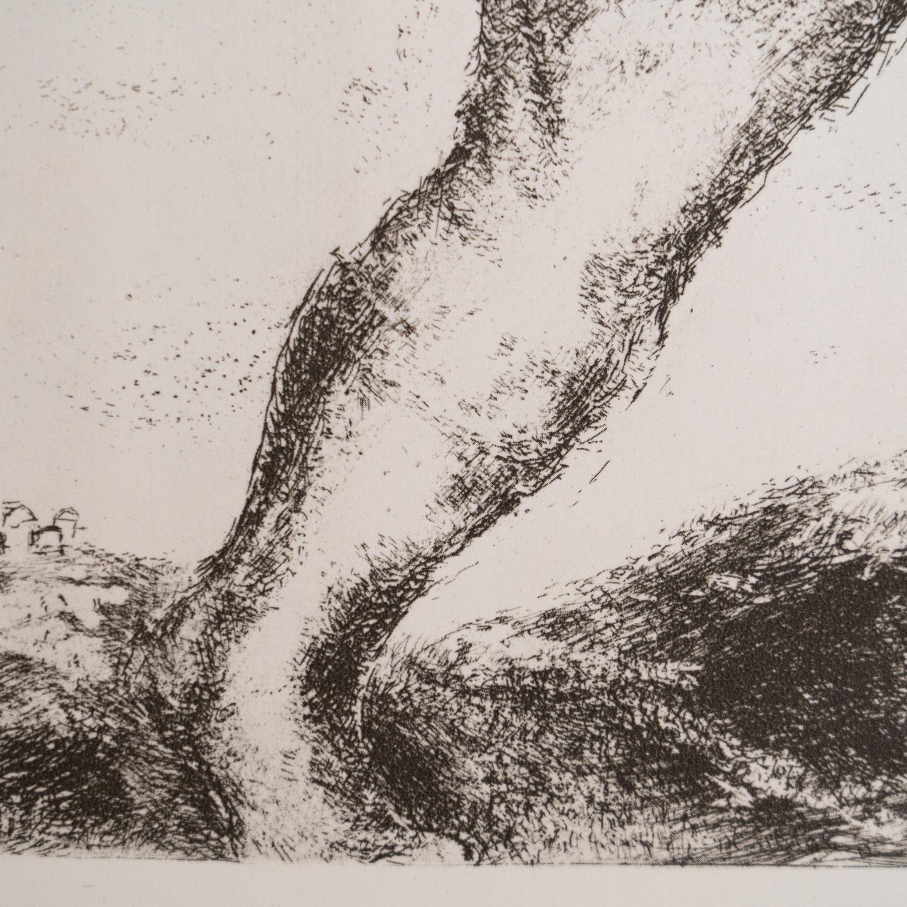 Heliograbado de Marc Chagall de su icónica serie bíblica, 1956 Papel en venta