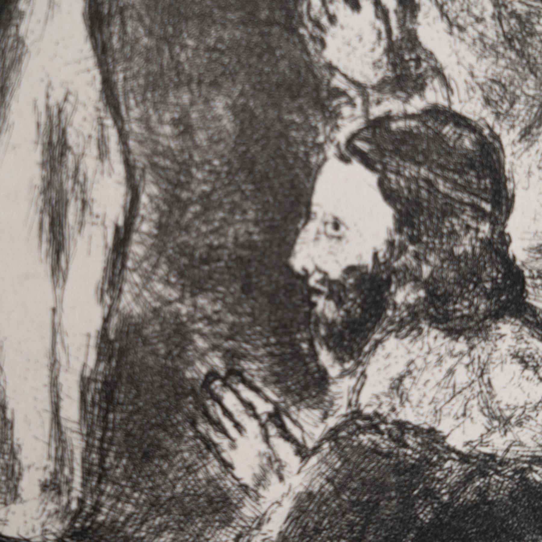 Heliograbado de Marc Chagall de su icónica serie bíblica, 1956 Papel en venta