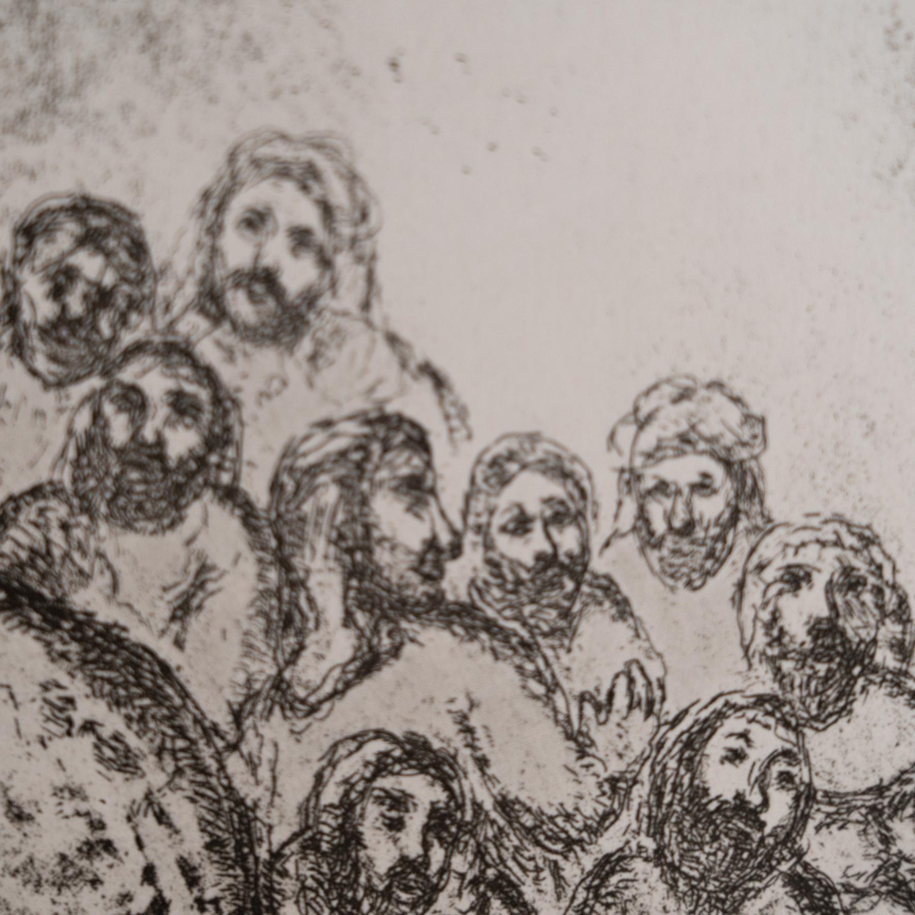 Heliograbado de Marc Chagall de su icónica serie bíblica, 1956 Papel en venta