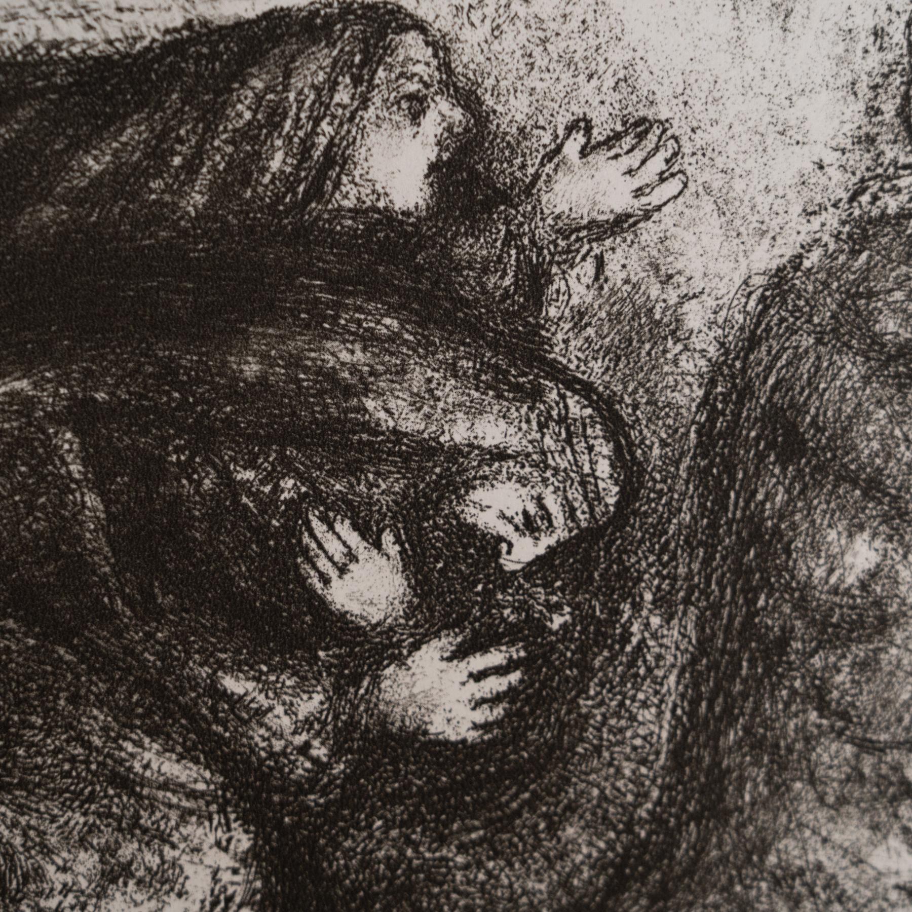 Heliograbado de Marc Chagall de su icónica serie bíblica, 1956 Papel en venta