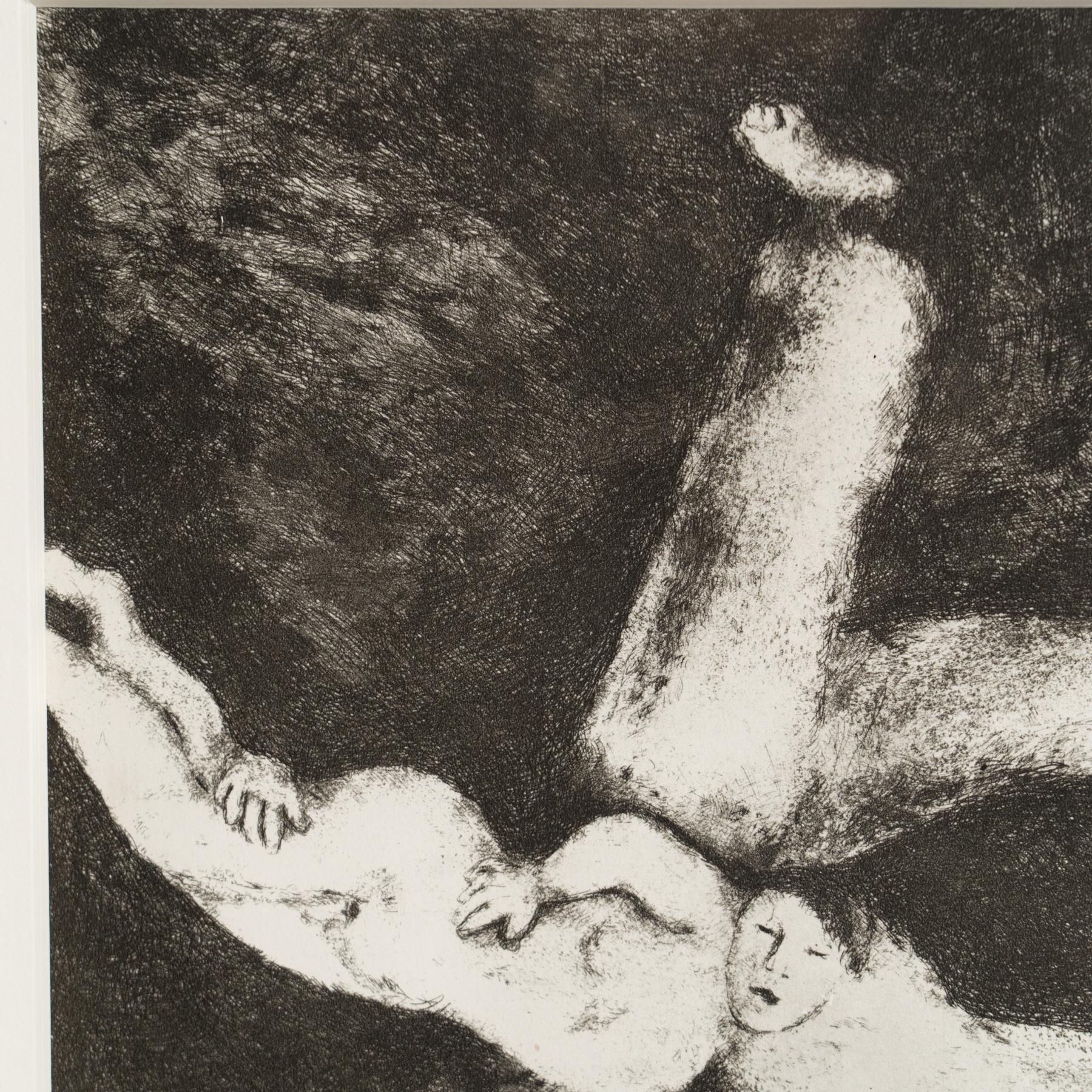 Heliograbado de Marc Chagall de su icónica serie bíblica, 1956 Papel en venta