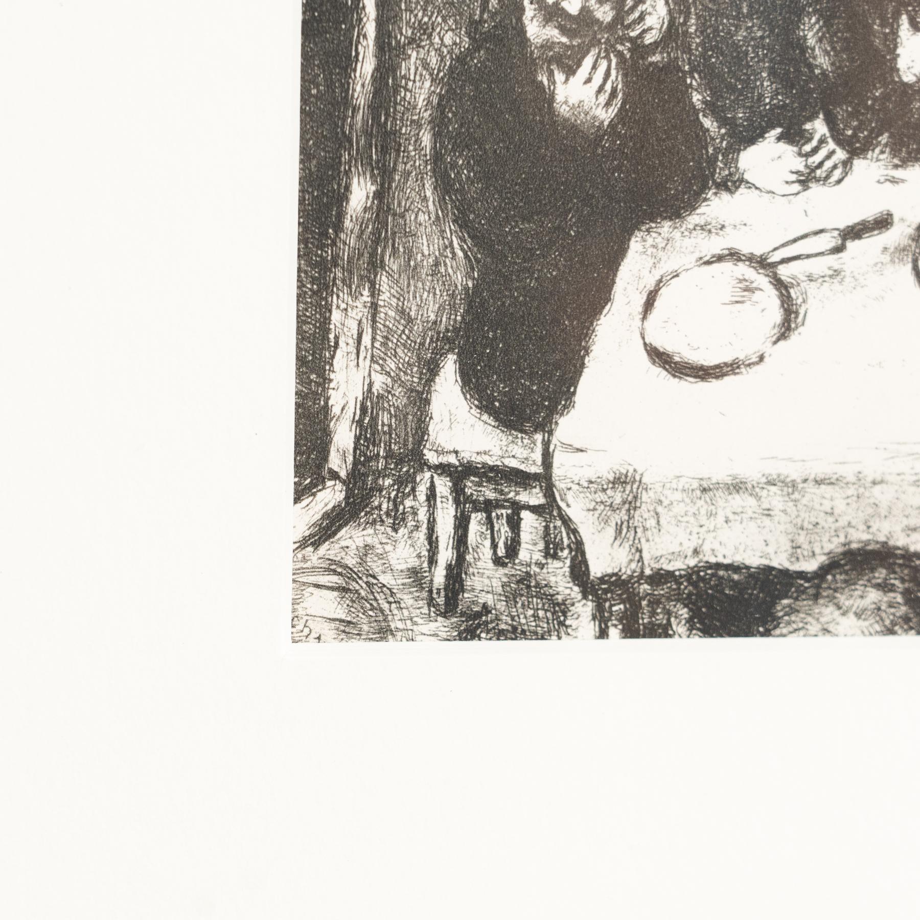 Heliograbado de Marc Chagall de su icónica serie bíblica, 1956 en venta 1