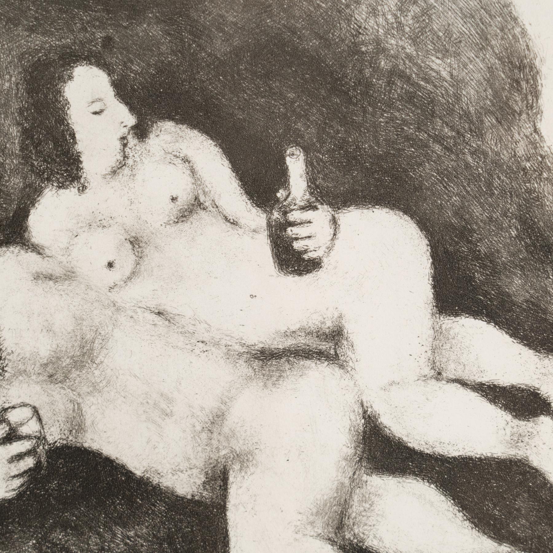 Eliografia di Marc Chagall dalla sua iconica serie biblica, 1956 in vendita 1