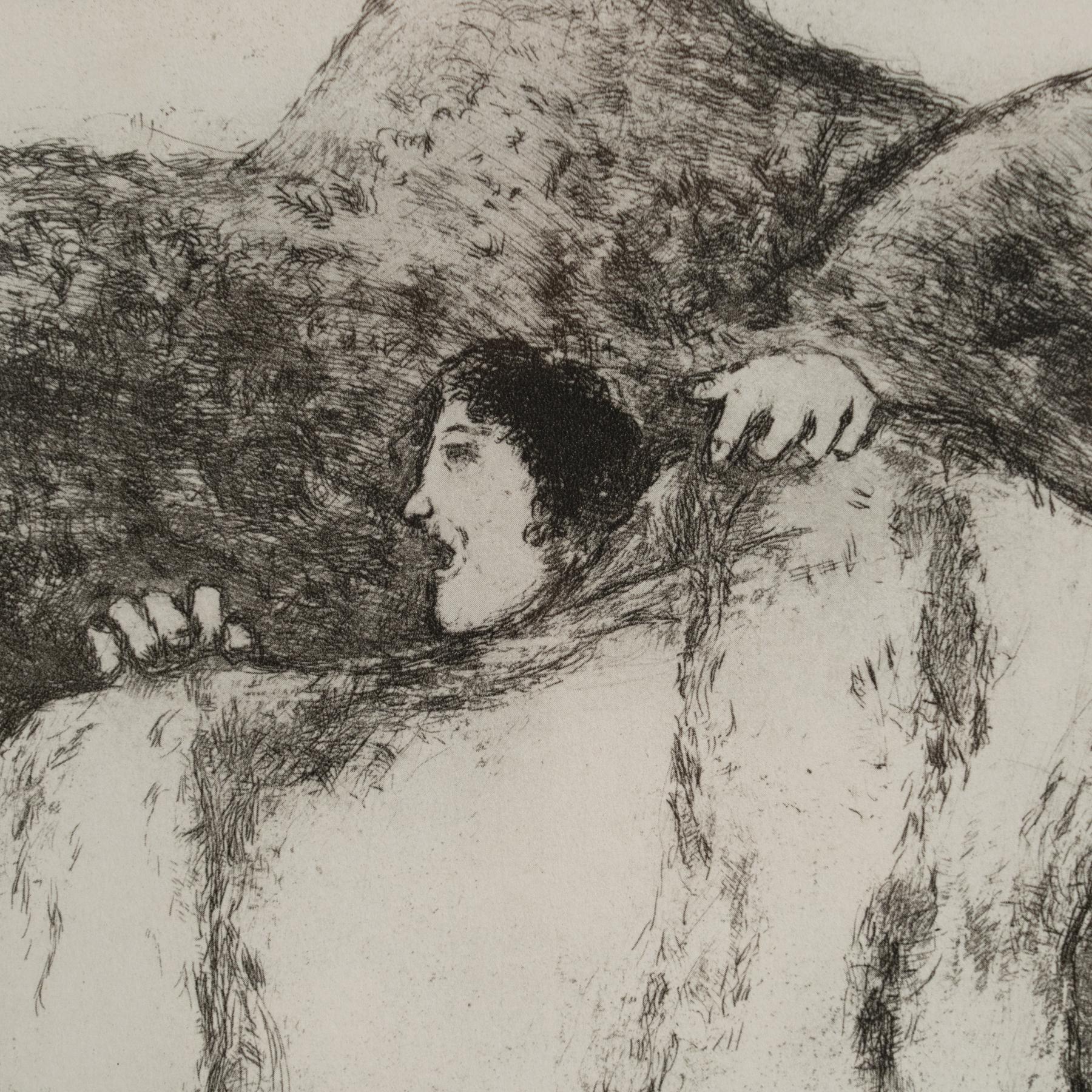 Heliograbado de Marc Chagall de su icónica serie bíblica, 1956 en venta 1