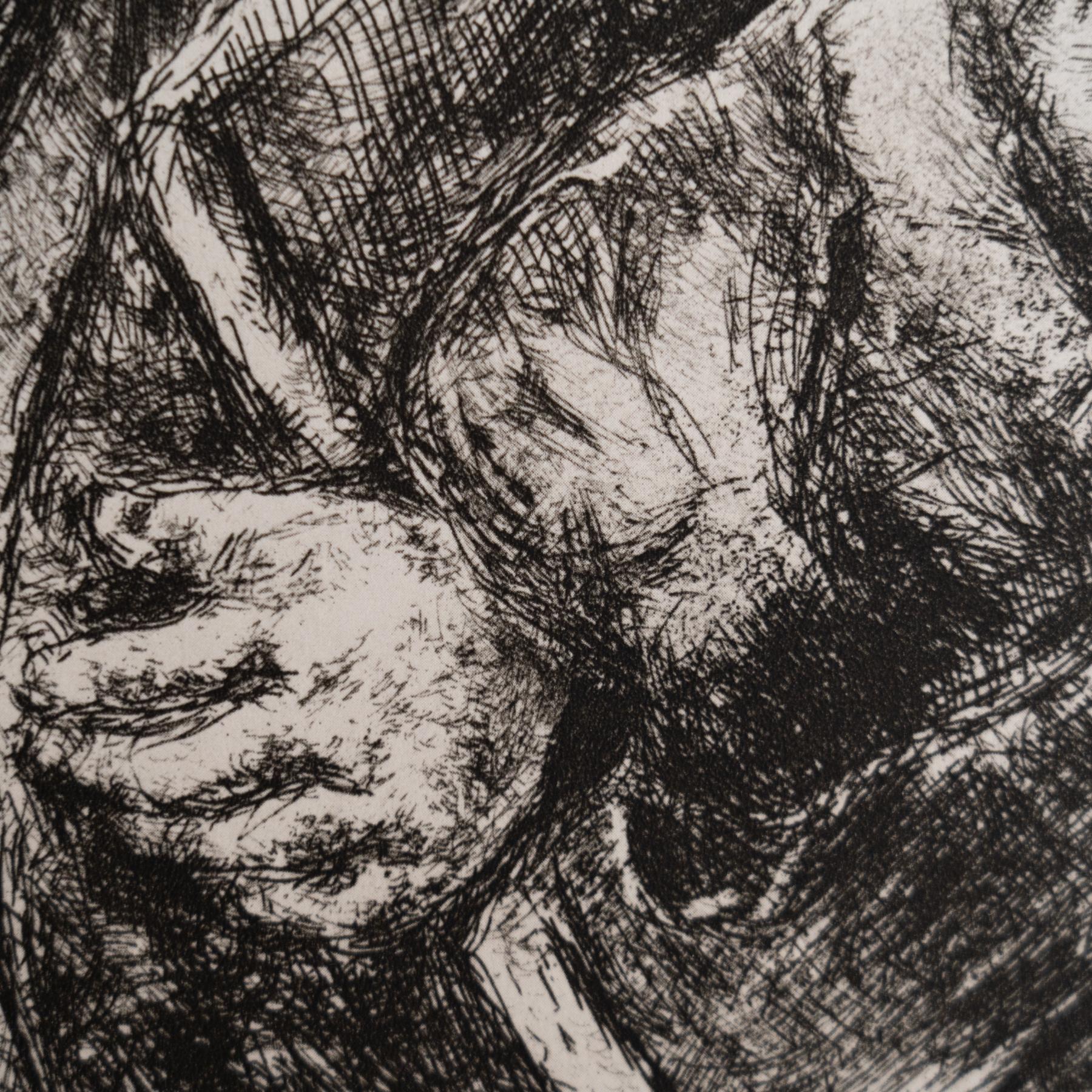 Eliografia di Marc Chagall dalla sua iconica serie biblica, 1956 in vendita 2