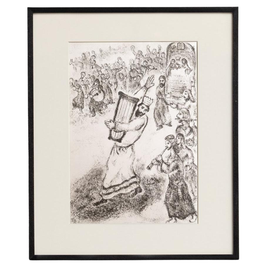 Heliograbado de Marc Chagall de su icónica serie bíblica, 1956