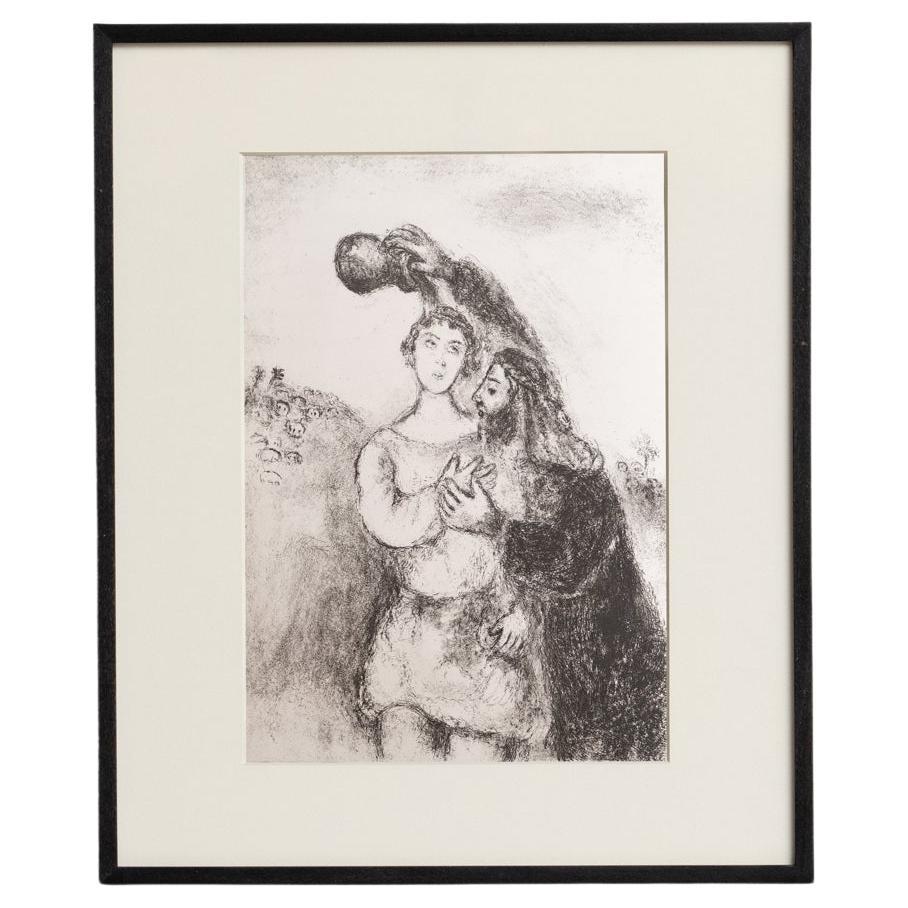 Marc Chagall, Heliogravure de sa série biblique emblématique, 1956