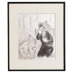 Marc Chagall Heliogravüre aus seiner ikonischen biblischen Serie, 1956