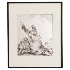 Marc Chagall, Heliogravure de sa série biblique emblématique, 1956