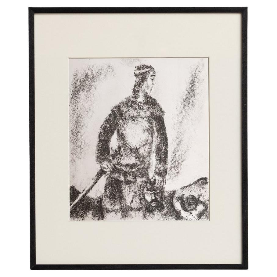 Marc Chagall, Heliogravure de sa série biblique emblématique, 1956