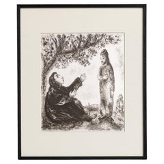 Marc Chagall Heliogravüre aus seiner ikonischen biblischen Serie, 1956