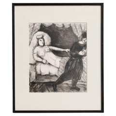 Marc Chagall Heliogravüre aus seiner ikonischen biblischen Serie, 1956