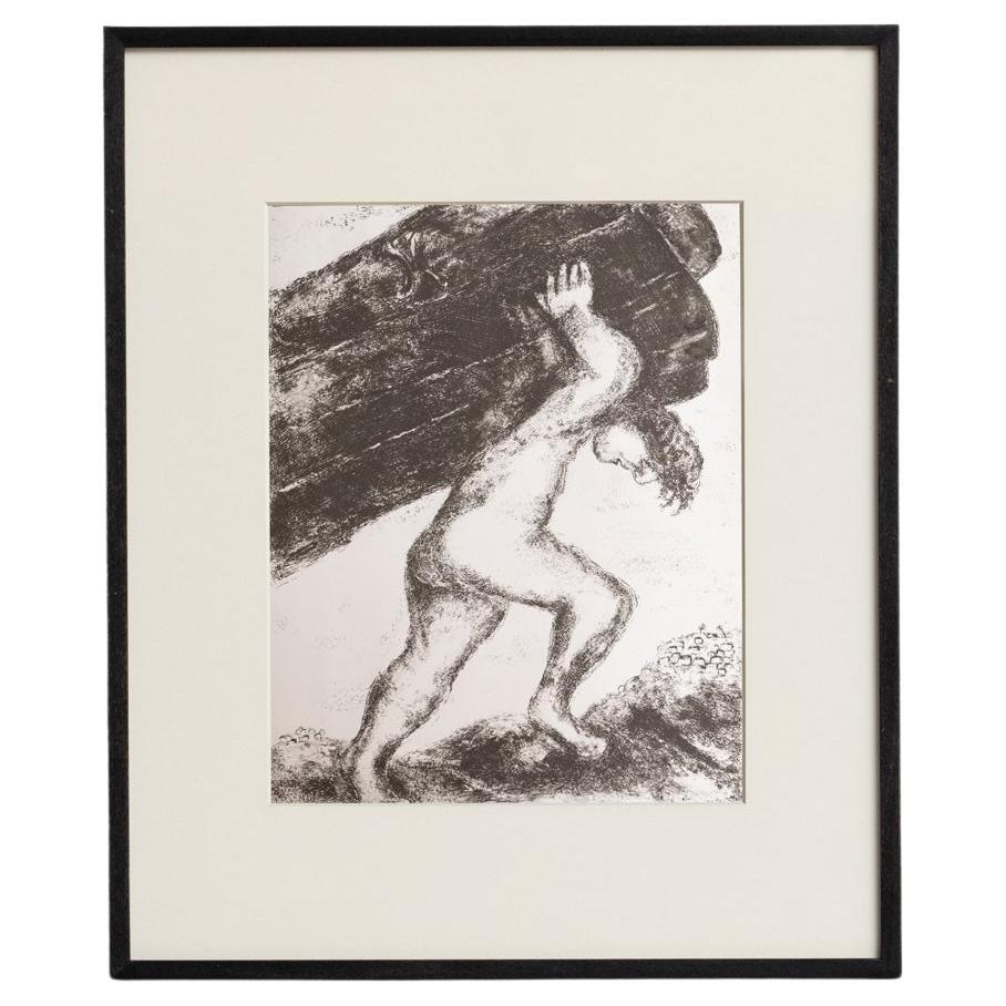 Heliograbado de Marc Chagall de su icónica serie bíblica, 1956 en venta