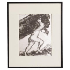 Marc Chagall Heliogravüre aus seiner ikonischen biblischen Serie, 1956