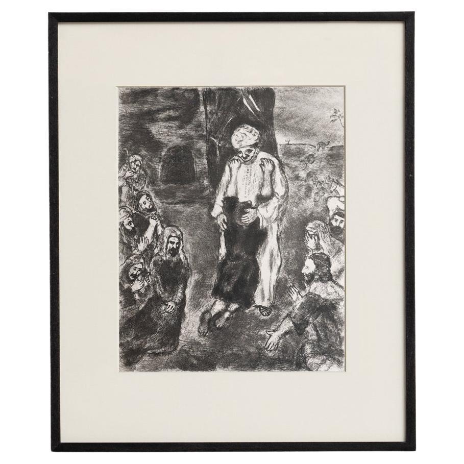 Eliografia di Marc Chagall dalla sua iconica serie biblica, 1956