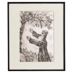 Marc Chagall Heliogravüre aus seiner ikonischen biblischen Serie, 1956