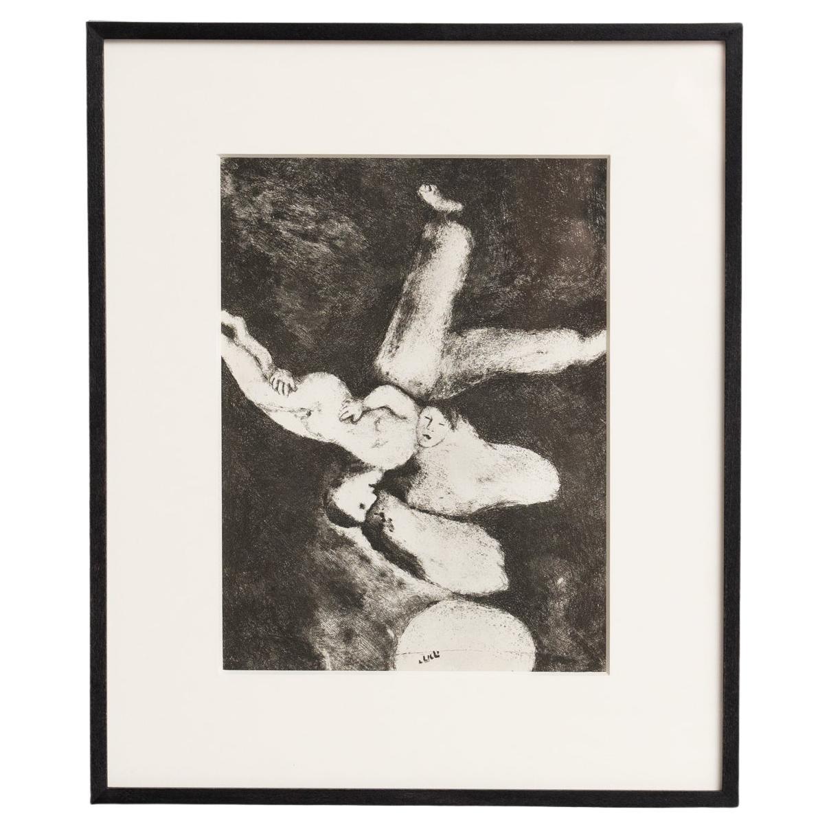 Heliograbado de Marc Chagall de su icónica serie bíblica, 1956 en venta