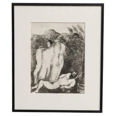 Marc Chagall Heliogravüre aus seiner ikonischen biblischen Serie, 1956