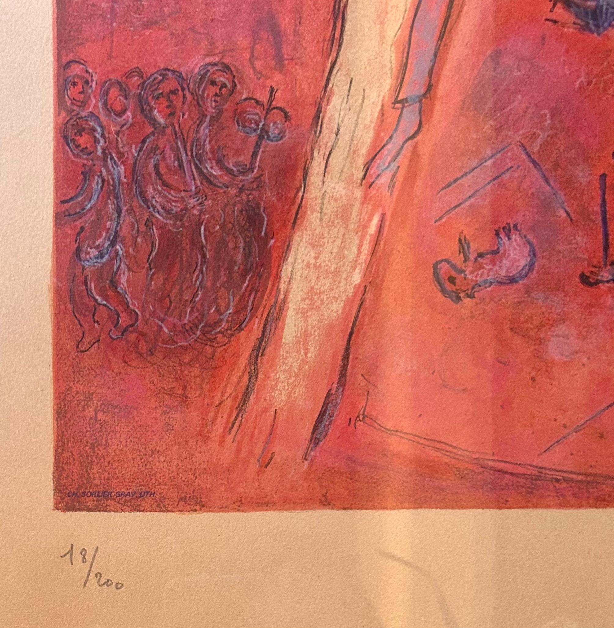 Fine XX secolo Marc Chagall 'Le Cantique des Cantiques' 1975 Firmato in vendita