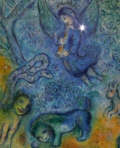 Marc Chagall Lithograph 41" x 27" Large Scale Metropolitan Opera NYC by Mourlot