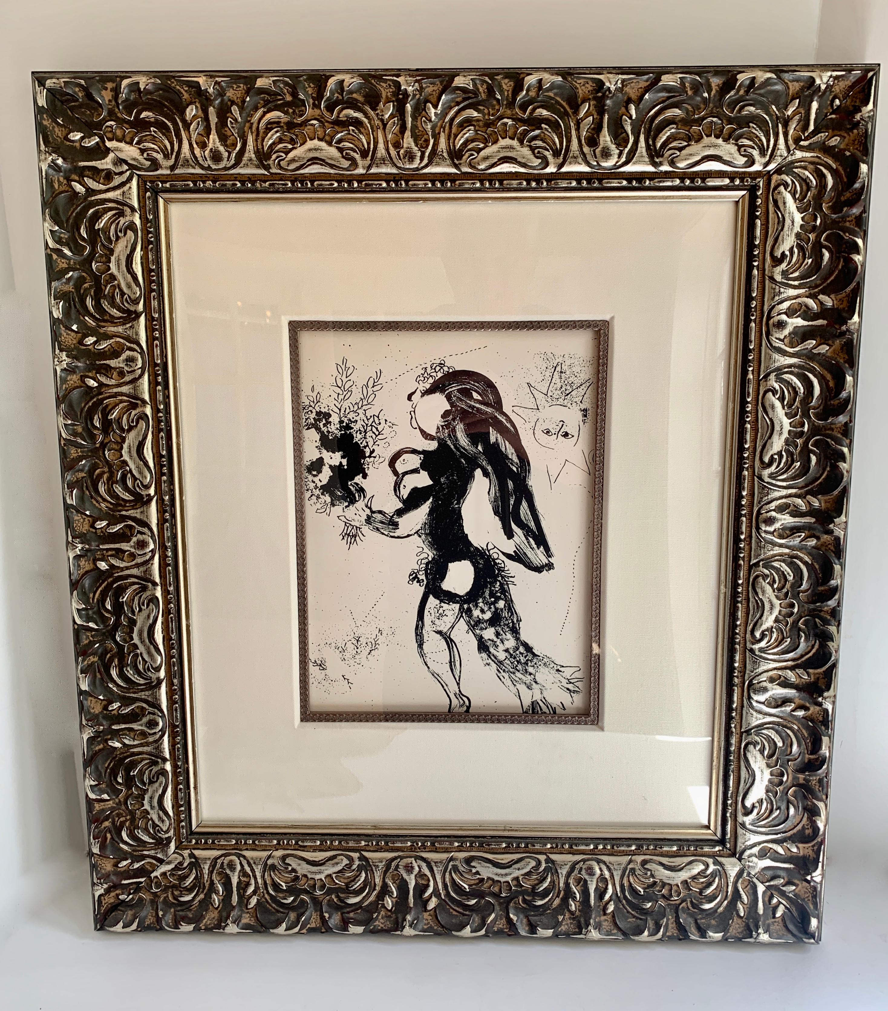 Litografia di Marc Chagall L'offerta, 1960 in vendita 2