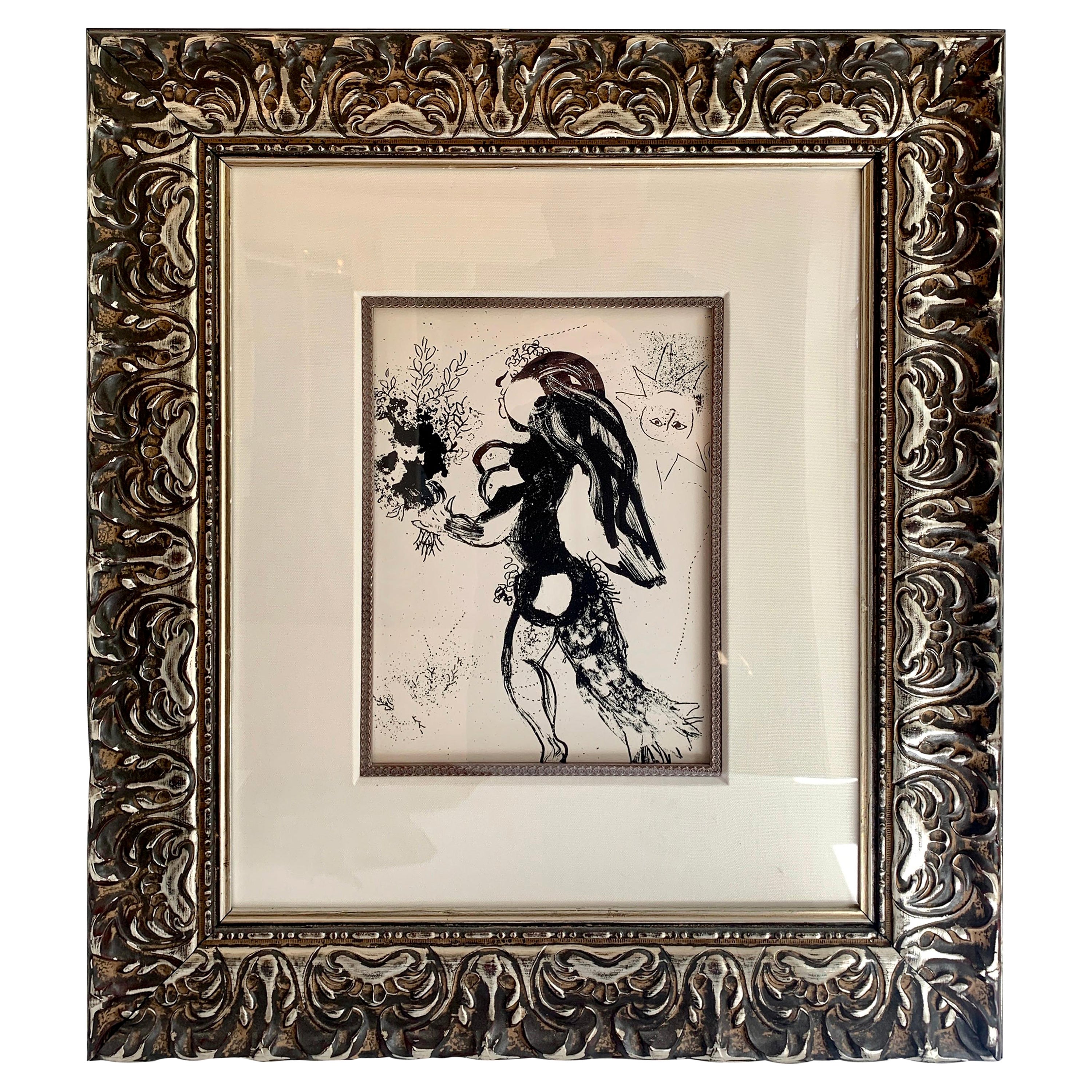 Marc Chagall Lithograph The Offering, 1960
