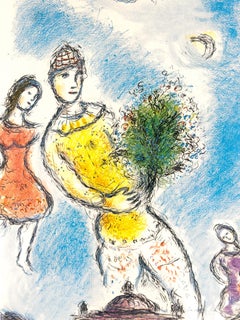 Marc Chagall Original Exhibition Poster for Galerie Maeght, Paris, 1981