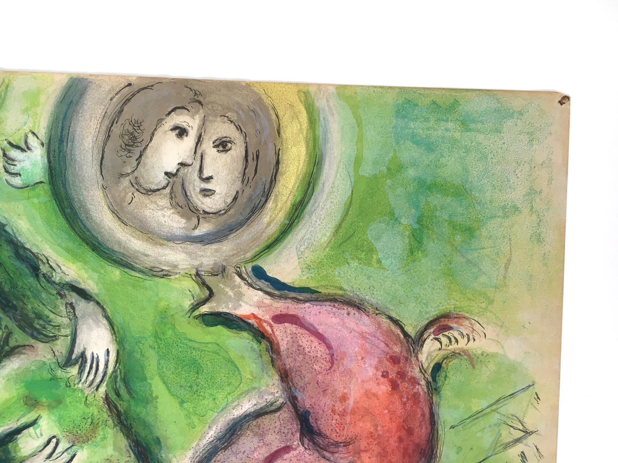 Paper Marc Chagall Original Poster PARIS L'Opera Romeo and Juliette, 1964 For Sale