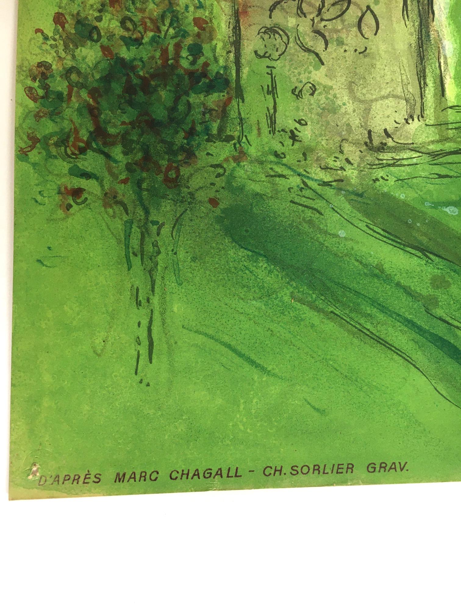 Marc Chagall Original Poster PARIS L'Opera Romeo and Juliette, 1964 For Sale 2