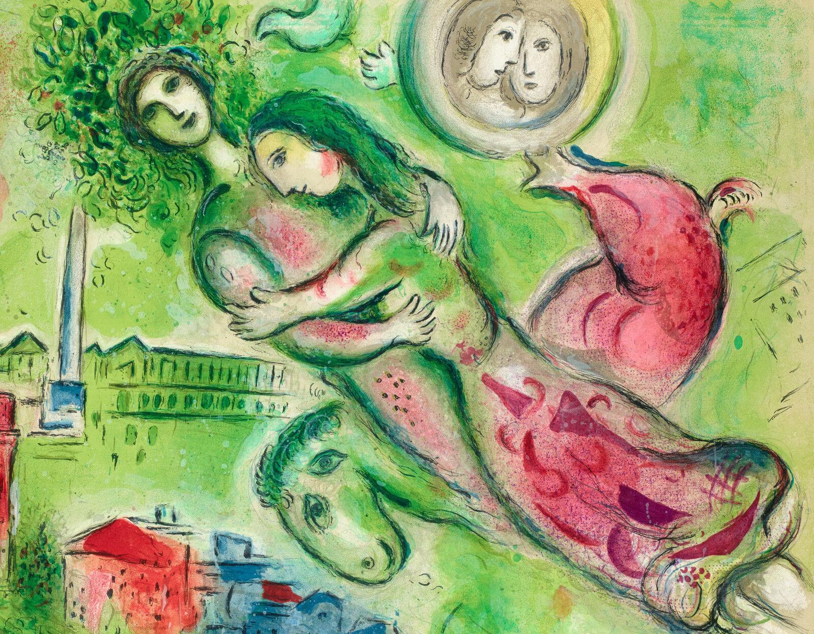 Originalplakat-Marc Chagall-Oper Paris-Romeo und JULIETTE-Liebe, 1964

Dargestellt ist ein Detail der von Marc Chagall gemalten Decke der Opera Garnier: Romeo und Julia.

Zusätzliche Details:

Größe (B x H): 25,2 x 38,6 in / 64 x 98,1