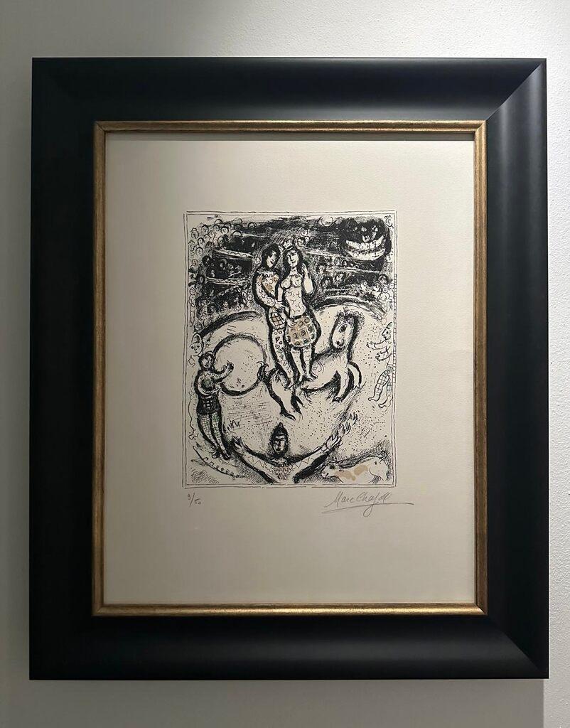 Marc Chagall - CIRQUE - lithographie couleur sur papier Arches signée à la main - 1978 9