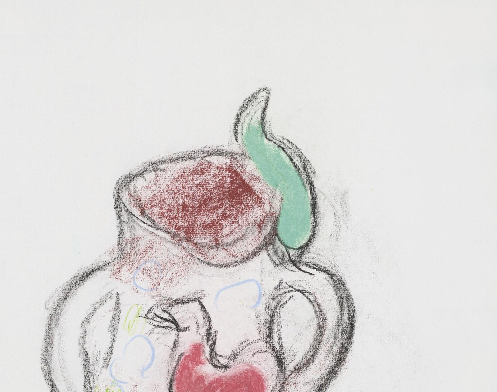 Marc Chagall (1887-1985) - Esquisse pour Lane's bleu

Pastell und Kohle auf Papier von 1969.

Ausgezeichnete Arbeit.

Abmessungen des Werks: 48 x 61 cm.

Provenienz: Aus dem Nachlass des Künstlers und von dort durch Abstammung.

Literatur: S.