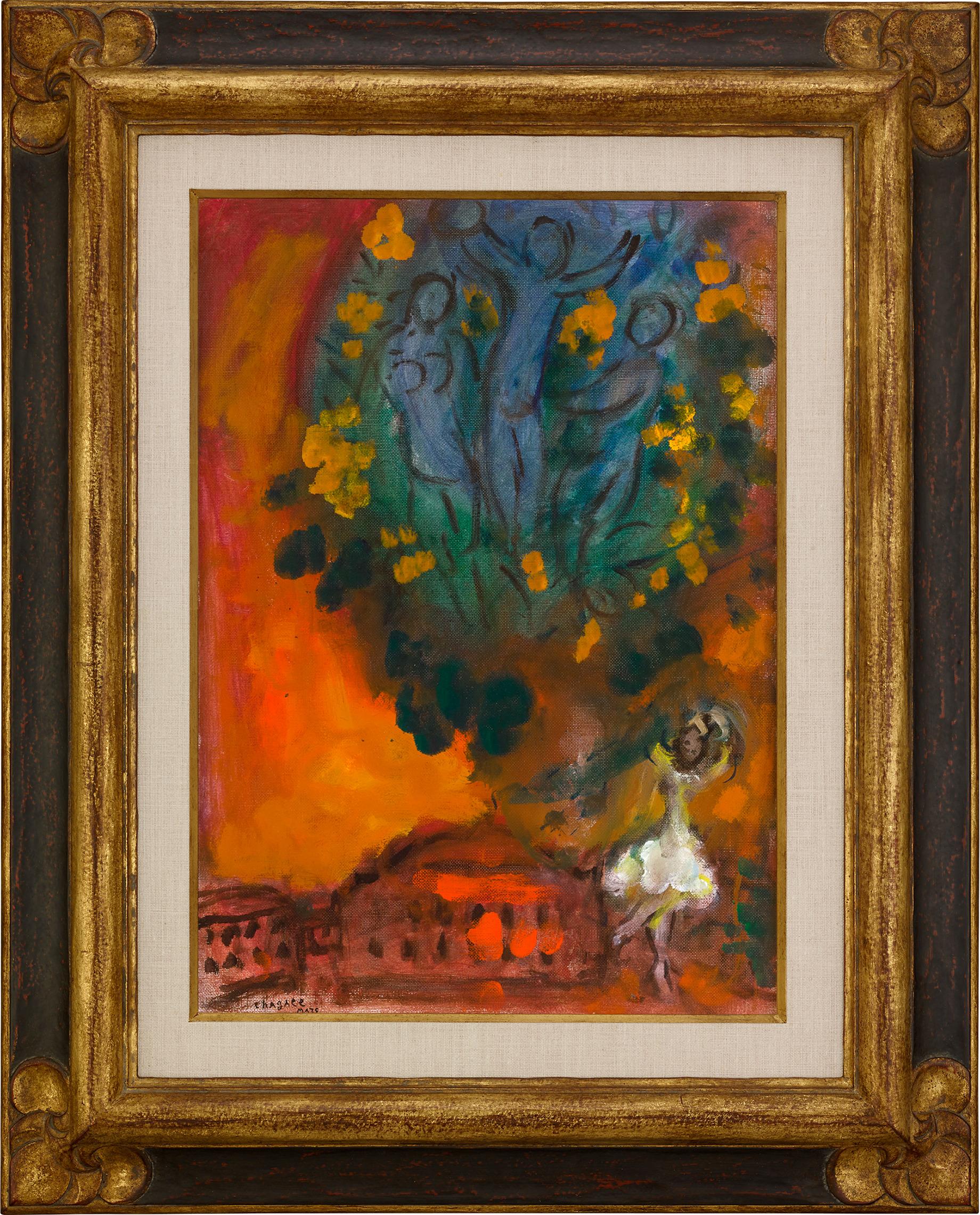 Esquisse Pour Tableau L'Opéra By Marc Chagall For Sale 1
