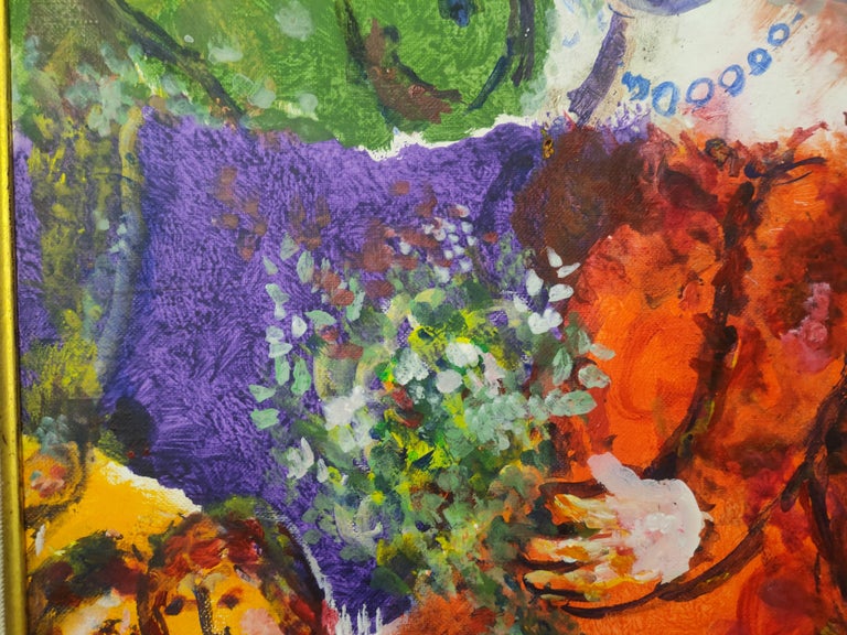 Marc Chagall - La Femme en rouge For Sale at 1stDibs