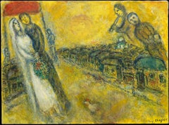Les mariés sous le baldaquin (The Bride and Groom Under the Canopy)