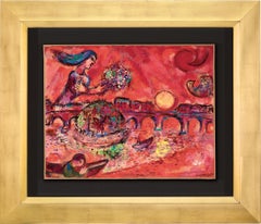 L'ile de Saint-Louis by Marc Chagall
