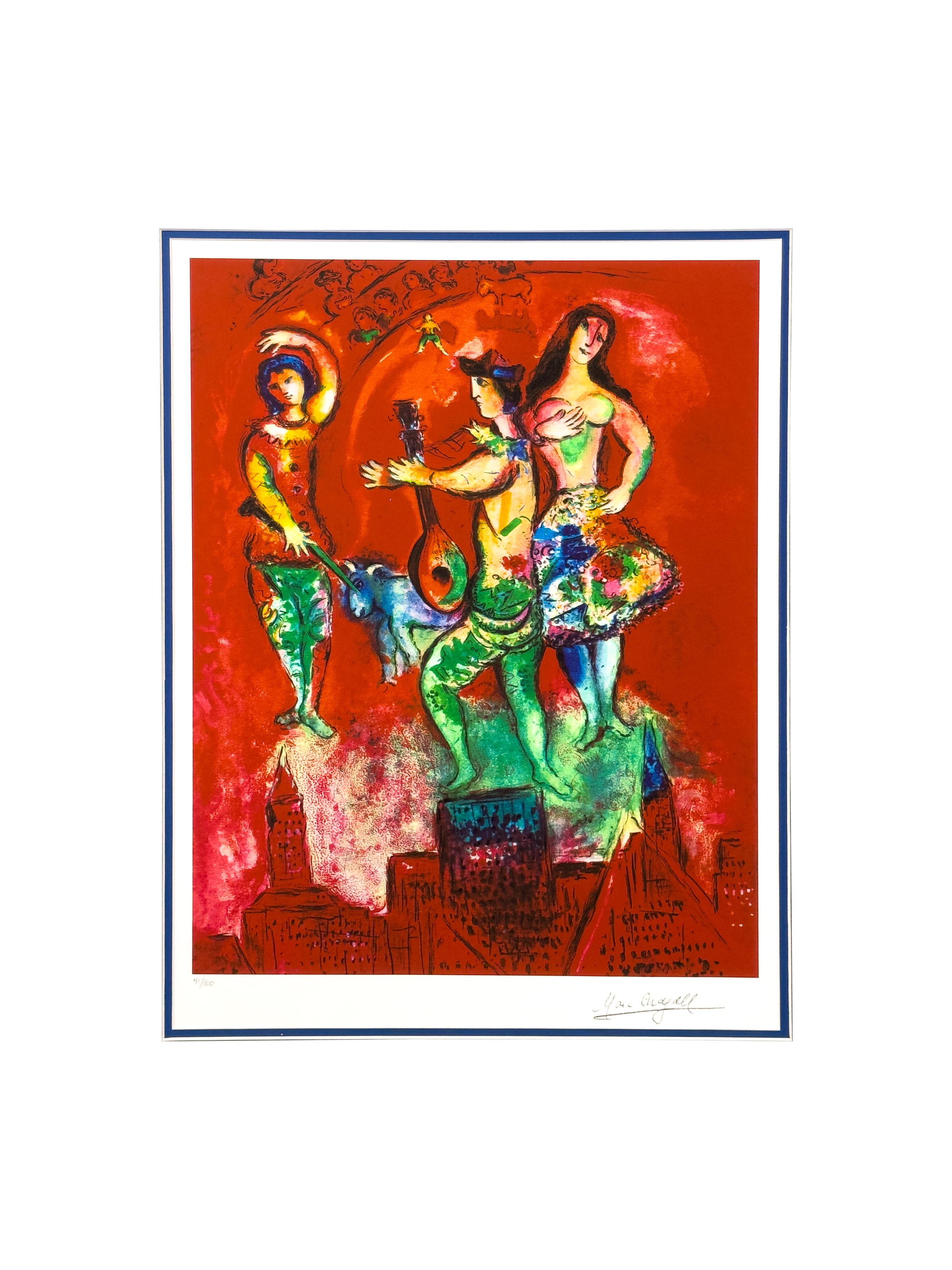 Marc Chagall Lithograph Entitled 