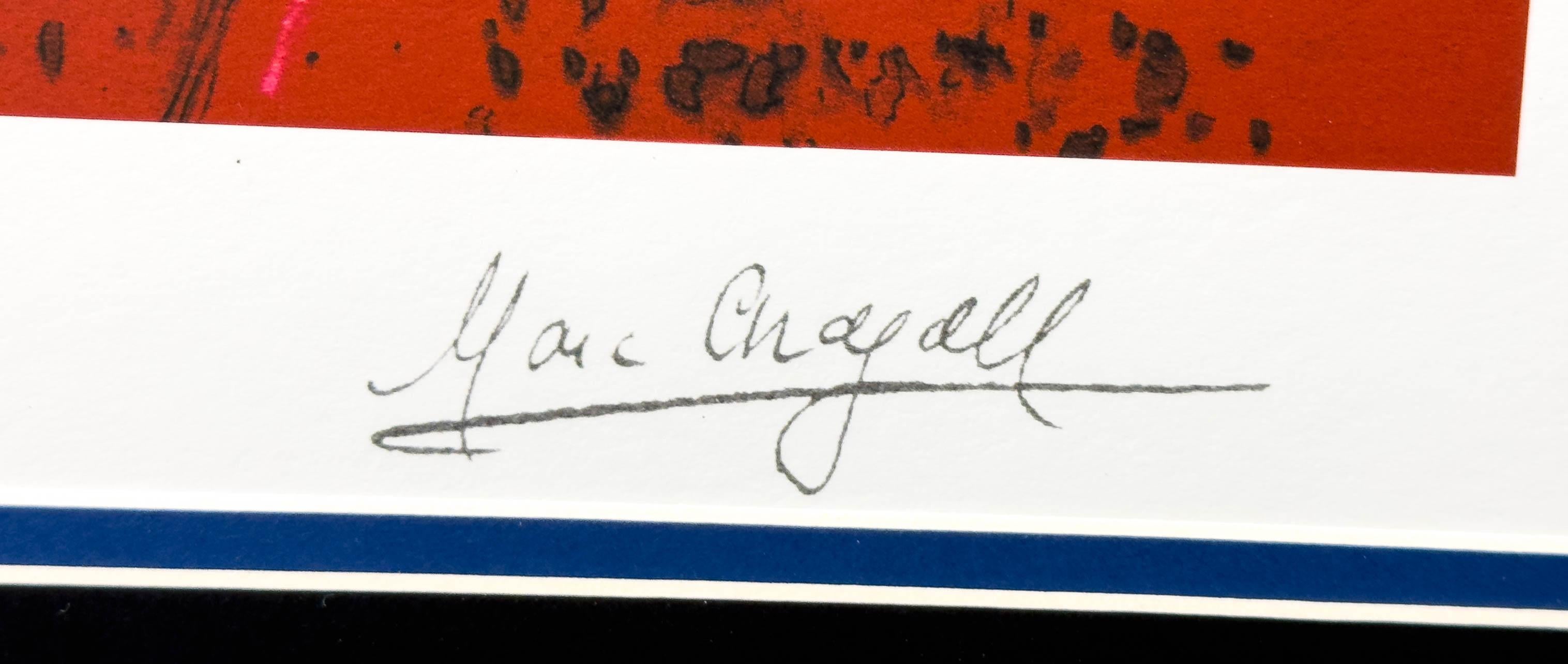 Marc Chagall Lithograph Entitled 