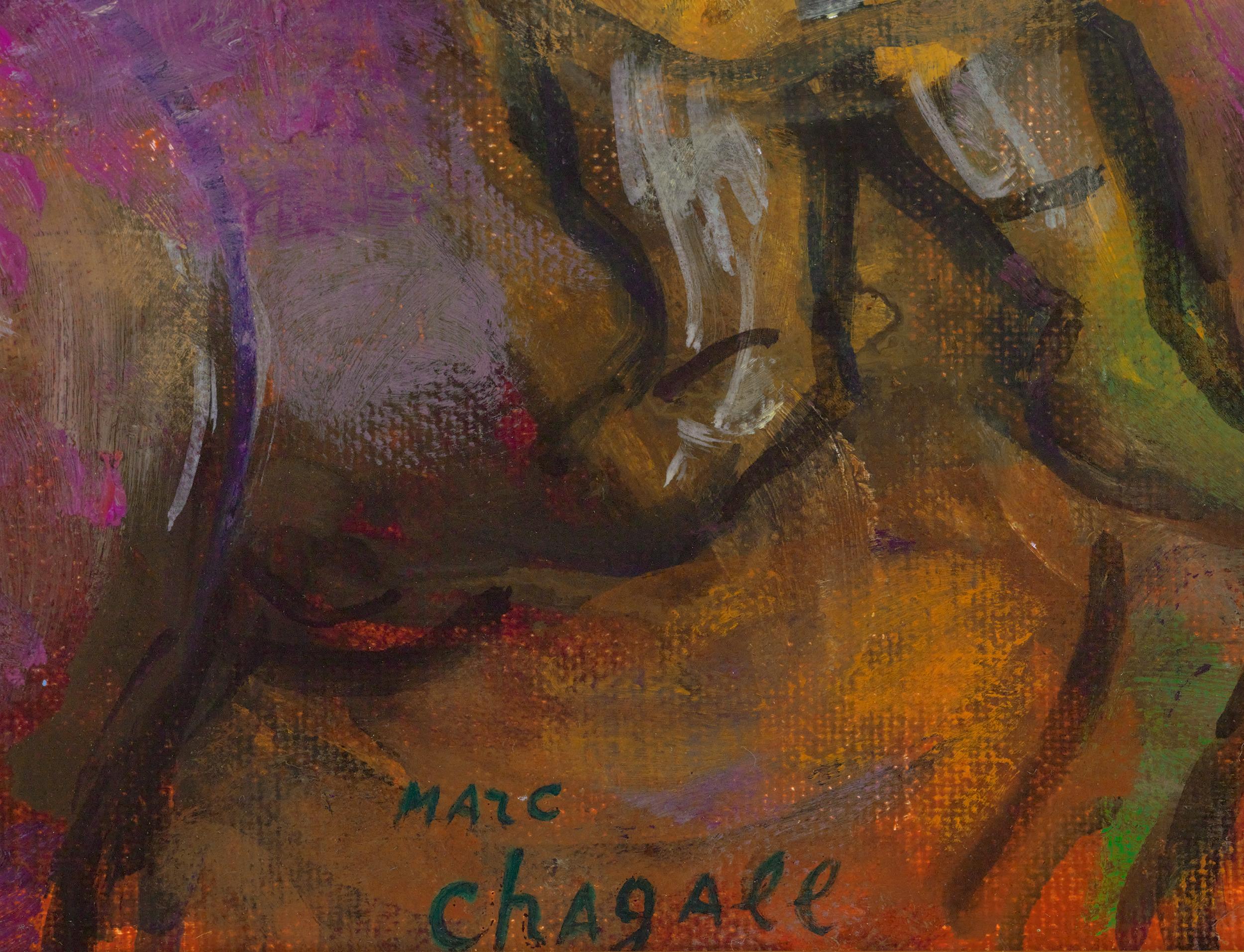 Mère Et Enfant Sur L'âne Marron By Marc Chagall 1