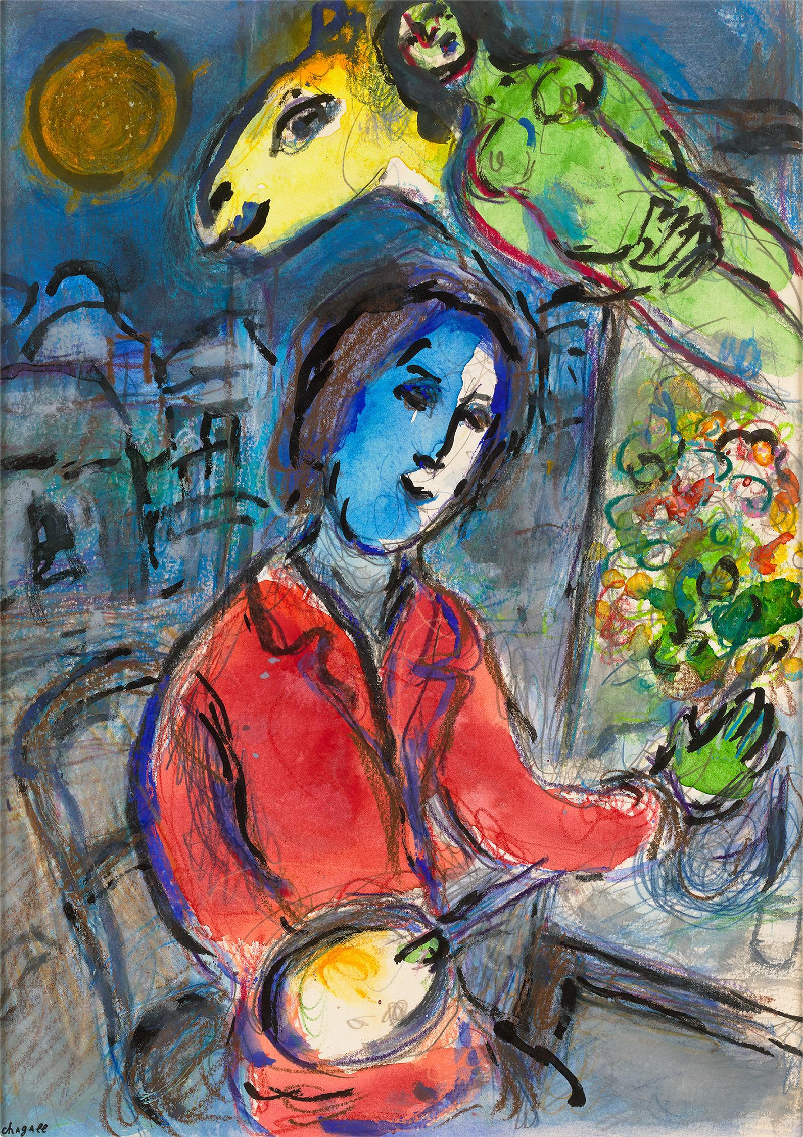 Marc Chagall Paintings - 5 For Sale at 1stDibs | chagall paintings