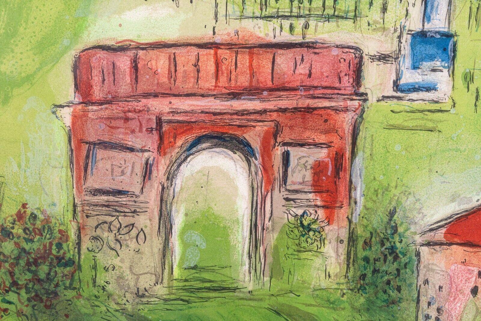Marc Chagall Paris Framed Poster, 1964 4