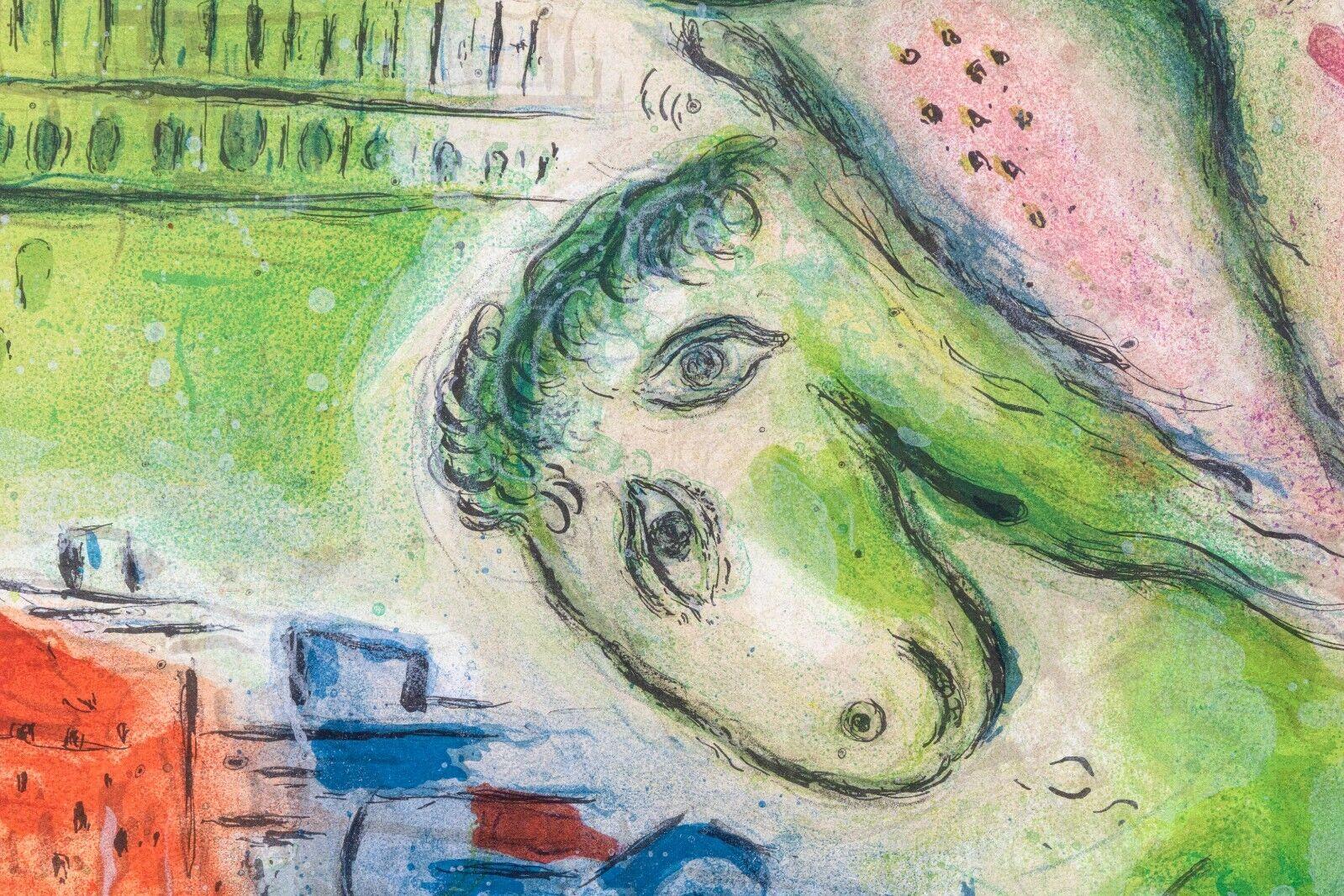 Marc Chagall Paris Framed Poster, 1964 2