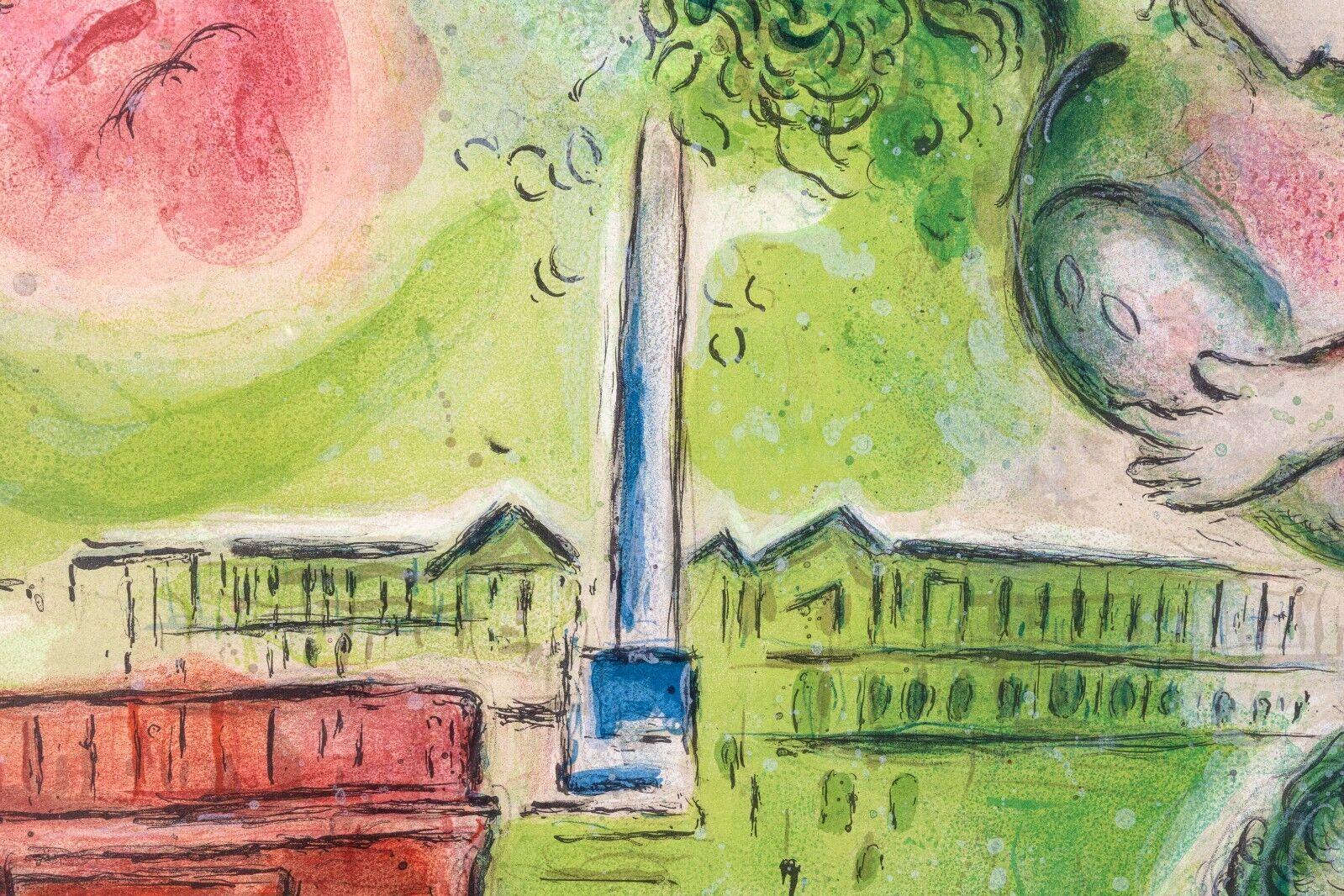 Marc Chagall Paris Framed Poster, 1964 3
