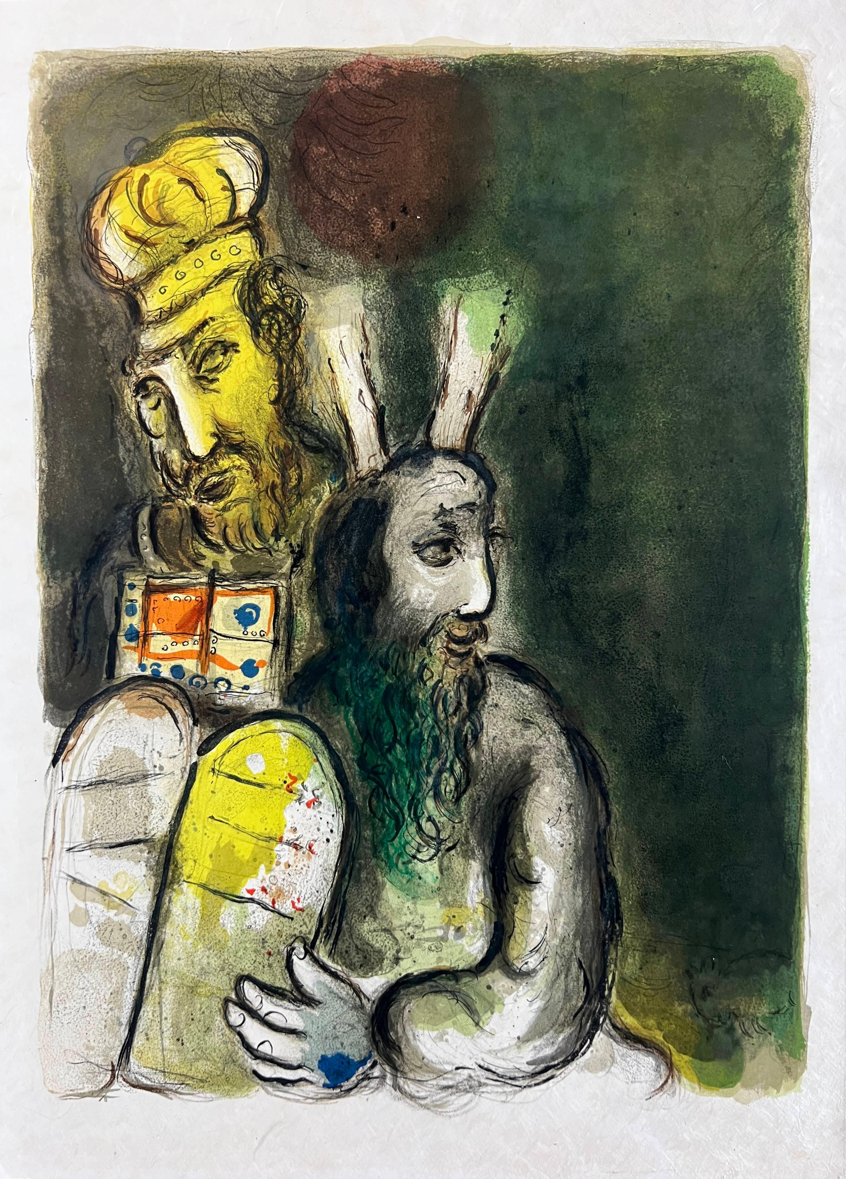 Marc Chagall Print - Moreover they made garments of ministration to minister... - The Exodus