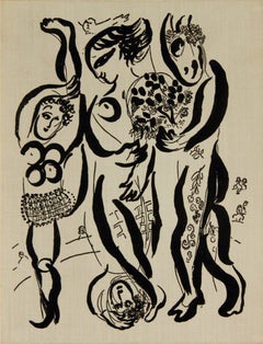 1957 Marc Chagall 'Marc Chagall Das Graphische Werk' Modernism Black & White