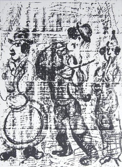 Marc Chagall « Les musiciens qui marchent », 1957 