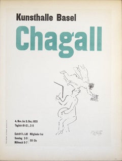 1959 After Marc Chagall 'Kunsthalle Basel' 